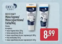 ALDI Masa fugowa biała Deco Craft oferta