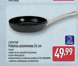 ALDI Patelnia aluminiowa Crofton 24 cm oferta