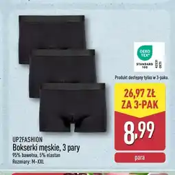 ALDI Bokserki męskie UP2FASHION 3-pak oferta
