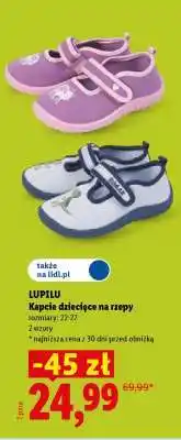 Lidl LUPILU Kapcie dziecięce na rzepy oferta
