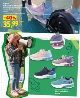 Lidl LUPILU Buty sportowe dziecięce lub chłopięce ze świecącą podeszwą oferta