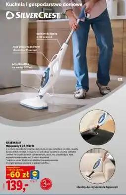 Lidl Mop parowy 2 w 1, 1500 W oferta