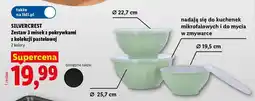 Lidl SILVERCREST Zestaw 3 misek z pokrywkami z kolekcji pastelowej oferta