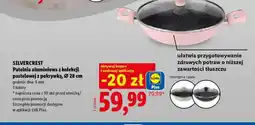 Lidl SILVERCREST Patelnia aluminiowa z kolekcji pastelowej z pokrywką, Ø 28 cm oferta