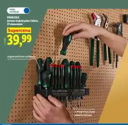 Lidl PARKSIDE Zestaw śrubokrętów i bitów, 37 elementów oferta