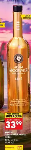 Biedronka Wódka Adam Mickiewicz Gold oferta