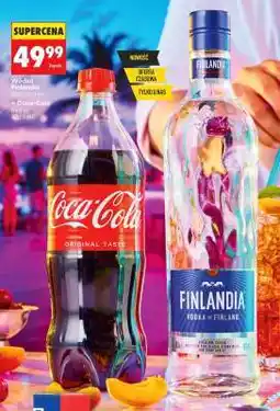 Biedronka Wódka Finlandia 40%, 700 ml + Coca-Cola 850 ml oferta