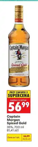 Biedronka Captain Morgan Spiced Gold oferta