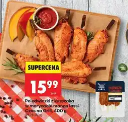 Biedronka Polędwiczki z kurczaka w marynacie mango lassi Czas na Grill 400 g oferta