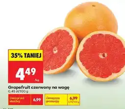 Biedronka Grapefruit czerwony na wage oferta