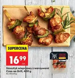 Biedronka Szaszłyk wieprzowy z warzywami Czas na Grill, 400 g oferta