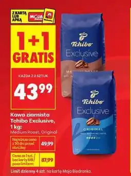 Biedronka Kawa ziarnista Tchibo Exclusive , 1 kg oferta