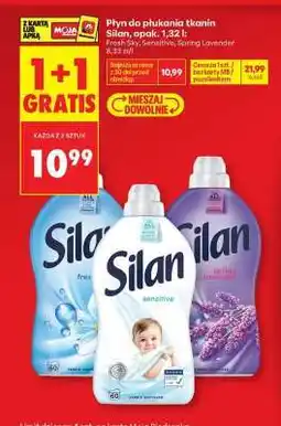 Biedronka Płyn do płukania tkanin Silan, opak. 1,32 l oferta