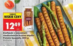Biedronka Kiełbaski z czosnkiem niedźwiedzim Kraina Wędlin Polskie Specjały, 300 g oferta