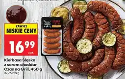 Biedronka Kielbasa Śląska z serem cheddar Czas na Grill 450 g oferta