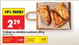 Biedronka Trójkąt ze słodkim serkiem, 80 g oferta