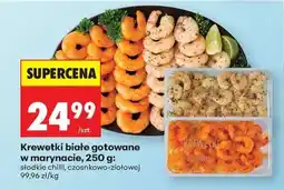 Biedronka Krewetki białe gotowane w marynacie, 250 g oferta