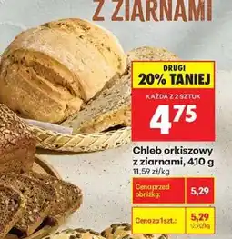 Biedronka Chleb orkiszowy z ziarnami, 410 g oferta