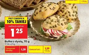 Biedronka Bułka z dynią, 70 g oferta