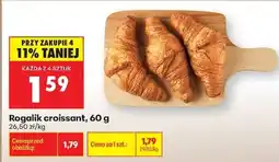 Biedronka Rogalik croissant 60 g oferta