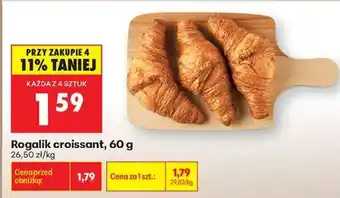 Biedronka Rogalik croissant 60 g oferta