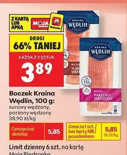 Biedronka Boczek Kraina Wędlin , 100 g : oferta