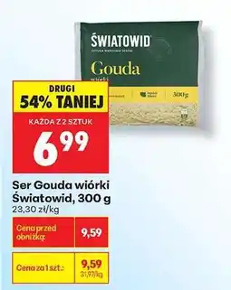 Biedronka Şer gouda wiórki światowid 300 g oferta