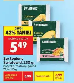 Biedronka Ser topiony Światowid, 250 g oferta
