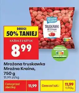 Biedronka Mrożona truskawka Mrożna Kraina, 750 g oferta
