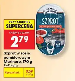 Biedronka Szprot w sosie pomidorowym Marinero 170 g oferta