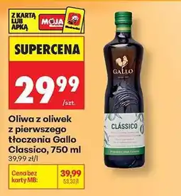 Biedronka Oliwa z oliwek z pierwszego tłoczenia Gallo Classico, 750 ml oferta