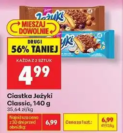 Biedronka Ciastka Jeżyki Classic, 140 g oferta