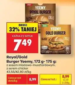 Biedronka Royal/Gold Burger Yeemy, 172 g - 175 g oferta