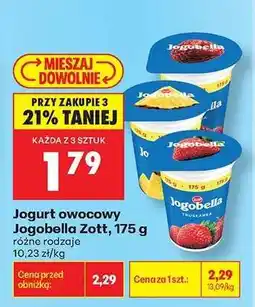 Biedronka Jogurt owocowy Jogobella Zott 175 g oferta