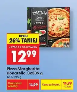 Biedronka Pizza Margherita Donatello 3x339 g oferta