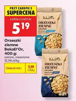 Biedronka Orzeszki ziemne BakaD’Or, 400 g oferta