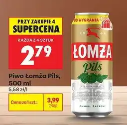 Biedronka Piwo Łomża Pils , 500 ml oferta