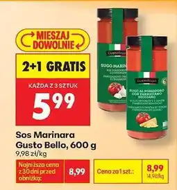 Biedronka Sos Marinara Gusto Bello 600 g oferta