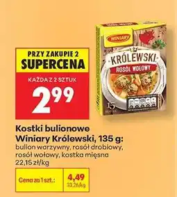 Biedronka Kostki bulionowe Winiary Królewski, 135 g oferta
