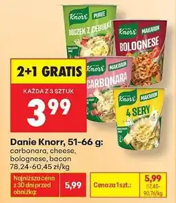 Biedronka Danie Knorr, 51-66 g oferta