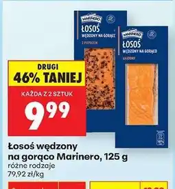 Biedronka Łosoś wędzony na gorąco Marinero 125 g oferta