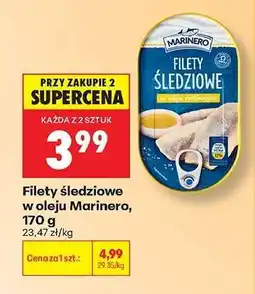 Biedronka Filety śledziowe w oleju Marinero 170 g oferta