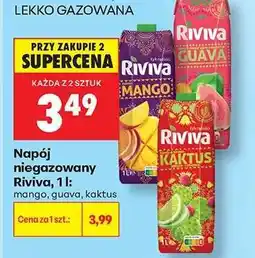 Biedronka Napój niegazowany Riviva, 1l oferta