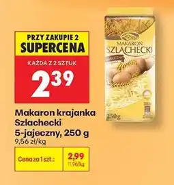 Biedronka Makaron krajanka Szlachecki 5-jajeczny, 250 g oferta