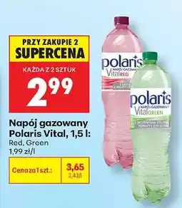 Biedronka Napój gazowany Polaris Vital, 1,5 l oferta