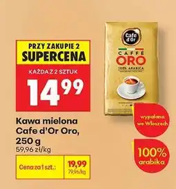 Biedronka Kawa mielona Cafe d’Or Oro, 250 g oferta