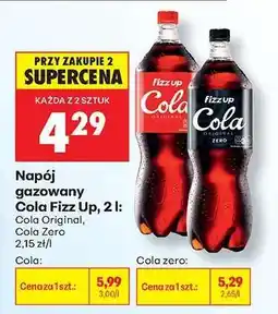 Biedronka Napój gazowany Cola Fizz Up, 2 l oferta