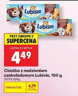 Biedronka Ciastka z nadzieniem czekoladowym Lubisie, 150 g oferta