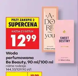 Biedronka Woda perfumowana Be Beauty, 90 ml/100 ml oferta