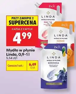 Biedronka Mydło w płynie Linda, 0,9-1l oferta